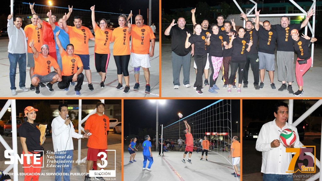 Con gran éxito inicia el Torneo de Voleibol del Pavo 2019: Sección 3 del SNTE