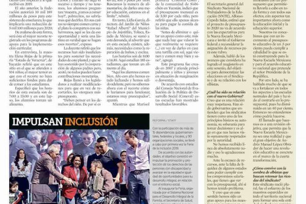 Entrevista del Maestro Alfonso Cepeda publicada hoy en el periodico Reforma